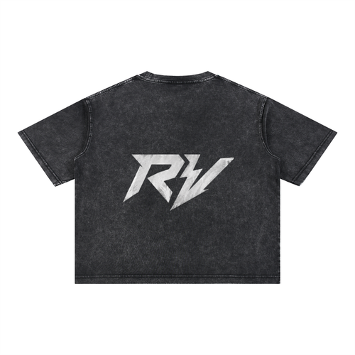 Mineral Wash Boxy Cotton T-Shirt