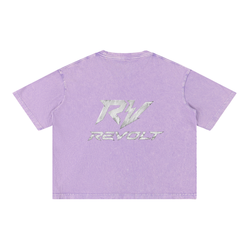 Mineral Wash Boxy Cotton T-Shirt