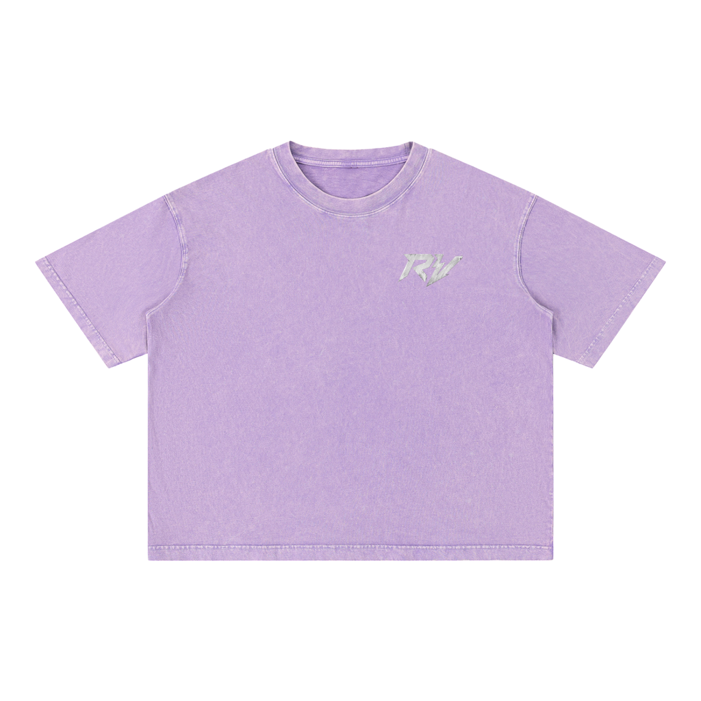 Mineral Wash Boxy Cotton T-Shirt